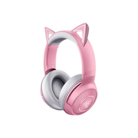 Razer Kraken BT - Kitty Edition - cuffie con microfono - dimensione completa - Bluetooth - senza fili