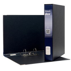 Registratore Dox 5 - dorso 5 cm - protocollo 23x34 cm - blu - Esselte