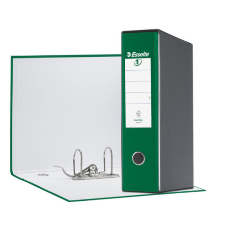 Registratore Eurofile G55 - dorso 8 cm - protocollo 23x33 cm - verde - Esselte