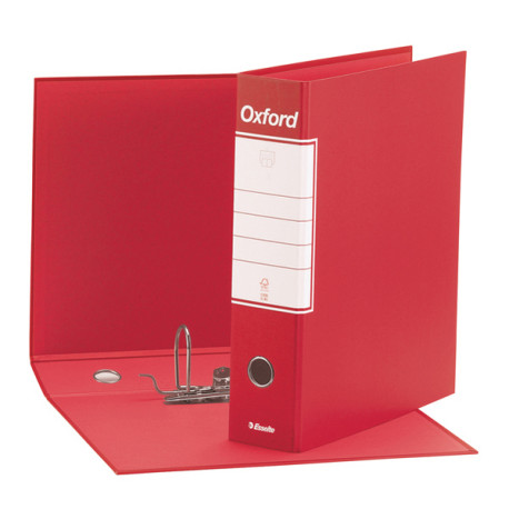 Registratore Oxford G83 - dorso 8 cm - commerciale 23x30 cm - rosso - Esselte