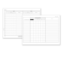 Registro carico/scarico suini - 23 pagine numerate - 31 x 24,5 cm - DU138311000 - Data ufficio