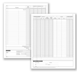 Registro Corrispettivi - 16 pagine numerate - 31 x 24,5 cm - DU1386N0000 - Data Ufficio