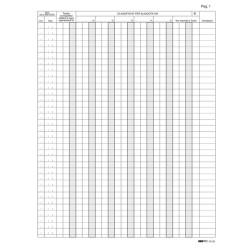 Registro Iva corrispettivi per mancato funzionamento registro cassa - 31 x 24,5cm - 46pg - pagine numerate - Edipro