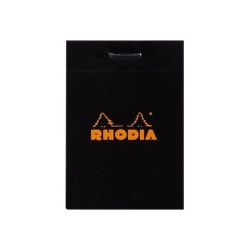 RHODIA Basics - Blocchetto - graffettato - N°19/A4+ - 210 x 318 mm - 80 fogli / 160 pagine - carta bianca - bianco - con copert