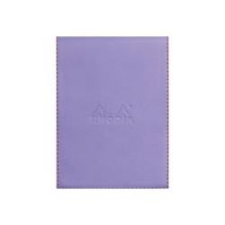 RHODIA Rhodiarama - Blocchetto - graffettato - N°12 - 85 x 120 mm - 80 fogli / 160 pagine - carta bianca - righe - con copertin