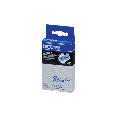 Brother - Nero, blu - Rotolo (1,2 cm x 7,7 m) 1 pezzi nastro stampante - per P-Touch PT-15, PT-20, PT-2000, PT-3000, PT-500, PT