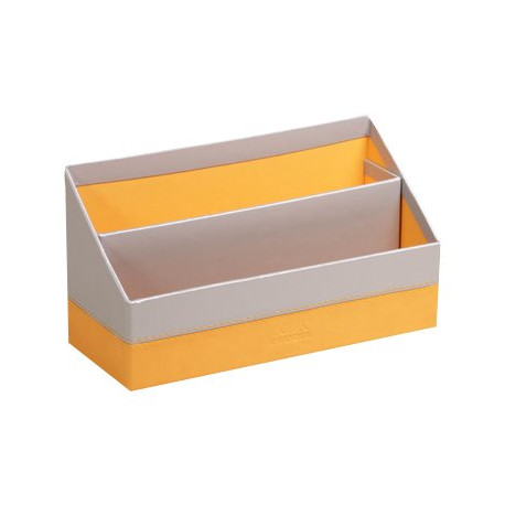 RHODIA Rhodiarama - Classificatore - 2 compartimenti - per 250 x 100 mm - argento