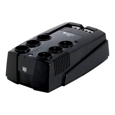 Riello UPS iPlug IPG 600 - UPS - 230 V c.a. V - 360 Watt - 600 VA - 7 Ah - USB - connettori di uscita 8 - nero