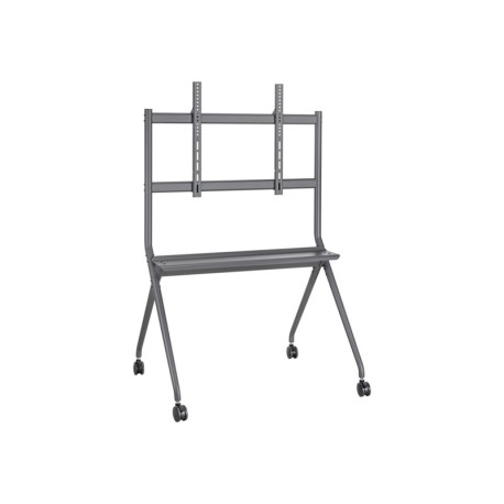 ITB Solution - Carrello - per touchscreen / LFD monitor - with shelf - nero - dimensione schermo: 55"-100"