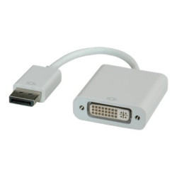 Roline - Adattatore DisplayPort - DisplayPort (M) a DVI-I (F) - grigio