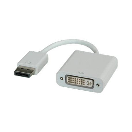 Roline - Adattatore DisplayPort - DisplayPort (M) a DVI-I (F) - grigio