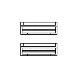 Ruckus - Cavo applicazione diretta 40GBase - QSFP+ a QSFP+ - 1 m - attivo