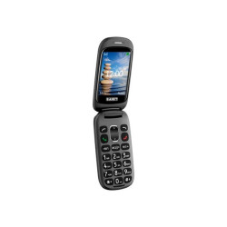 Saiet Prime - Telefono con funzionalità - microSD slot - display LCD - rear camera 0.3 MP - nero