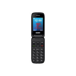 Saiet SCUDOTRE PIU - Telefono con funzionalità - microSD slot - display LCD - rear camera 0.3 MP - nero