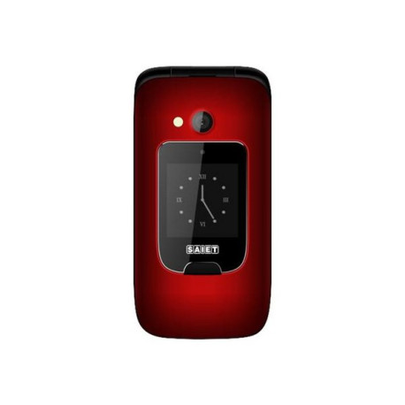 Saiet SCUDOTRE+ - Telefono con funzionalità - microSD slot - rear camera 0.3 MP - rosso