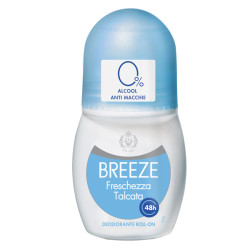 Roll on deodorante Breeze - freschezza talcata - 50 ml - Gaia