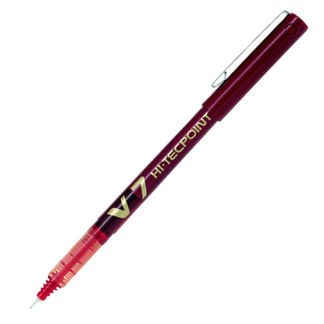 Roller Hi Tecpoint V7 - punta 0,7 mm - rosso - Pilot