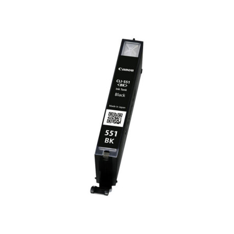 Canon CLI-551BK - 7 ml - nero - originale - serbatoio inchiostro - per PIXMA iP8750, iX6850, MG5550, MG5650, MG5655, MG6450, MG