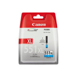 Canon CLI-551C XL - 11 ml - Alta resa - ciano - originale - serbatoio inchiostro - per PIXMA iP8750, iX6850, MG5550, MG5650, MG