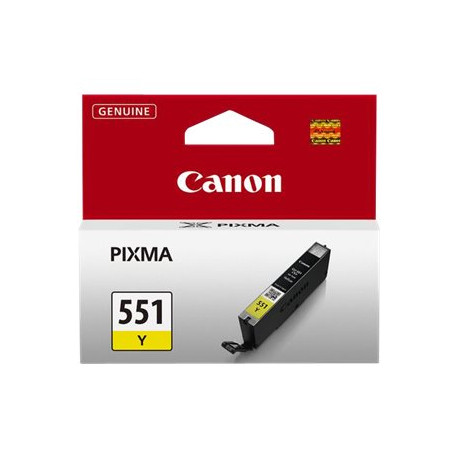 Canon CLI-551Y - 7 ml - giallo - originale - serbatoio inchiostro - per PIXMA iP8750, iX6850, MG5550, MG5650, MG5655, MG6450, M