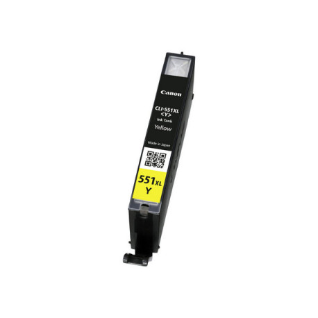 Canon CLI-551Y XL - 11 ml - Alta resa - giallo - originale - serbatoio inchiostro - per PIXMA iP8750, iX6850, MG5550, MG5650, M