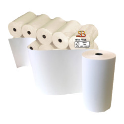 Rotolo per calcolatrici e stampanti - 110 mm x 30 m - diametro esterno 49 mm - anima 12 mm - 55 gr - carta termica BPA free - S