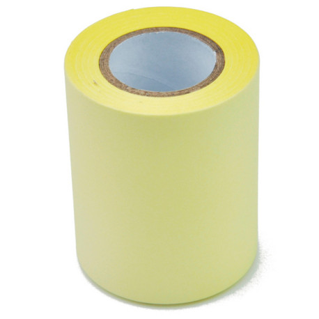 Rotolo ricarica carta autoadesiva - giallo pastello - 59mm x 10mt - per Memoidea Tape Dispenser - Iternet