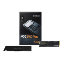 Samsung 970 EVO Plus MZ-V7S1T0BW - SSD - crittografato - 1 TB - interno - M.2 2280 - PCIe 3.0 x4 (NVMe) - buffer: 1 GB - 256 bi