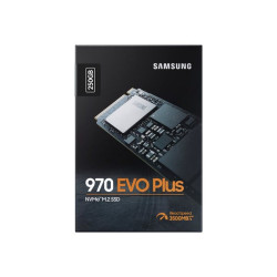 Samsung 970 EVO Plus MZ-V7S250BW - SSD - crittografato - 250 GB - interno - M.2 2280 - PCIe 3.0 x4 (NVMe) - buffer: 512 MB - 25