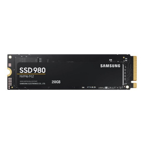 Samsung 980 MZ-V8V250BW - SSD - crittografato - 250 GB - interno - M.2 2280 - PCIe 3.0 x4 (NVMe) - 256 bit AES - TCG Opal Encry