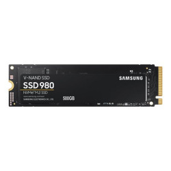 Samsung 980 MZ-V8V500BW - SSD - crittografato - 500 GB - interno - M.2 2280 - PCIe 3.0 x4 (NVMe) - 256 bit AES - TCG Opal Encry