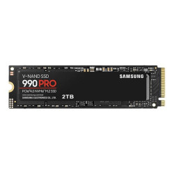 Samsung 990 PRO MZ-V9P2T0BW - SSD - crittografato - 2 TB - interno - M.2 2280 - PCIe 4.0 x4 (NVMe) - 256 bit AES - TCG Opal Enc