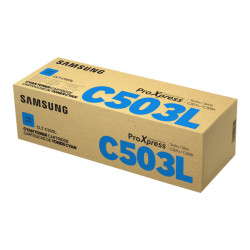 Samsung CLT-C503L - Alta resa - ciano - originale - cartuccia toner (SU014A) - per ProXpress SL-C3010DW, SL-C3010ND, SL-C3060FR