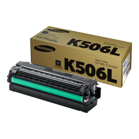 Samsung CLT-K506L - Alta resa - nero - originale - cartuccia toner (SU171A) - per Samsung CLP-680DW, CLP-680ND, CLX-6260FD, CLX