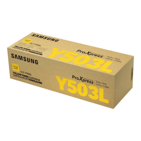 Samsung CLT-Y503L - Alta resa - giallo - originale - cartuccia toner (SU491A) - per ProXpress SL-C3010DW, SL-C3010ND, SL-C3060F