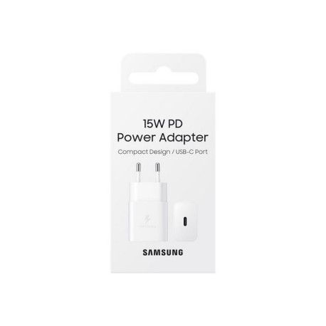 Samsung EP-T1510 - Alimentatore - 15 Watt - 2 A - PD (USB-C) - bianco