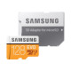 Samsung EVO MB-MP128GA - Scheda di memoria flash (adattatore da microSDXC a SD in dotazione) - 128 GB - UHS-I U3 / Class10 - UH