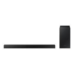 Samsung HW-T420 - Sistema soundbar - per TV - 2.1 canali - senza fili - Bluetooth - Controllato da app - 150 Watt (Totale) - ne