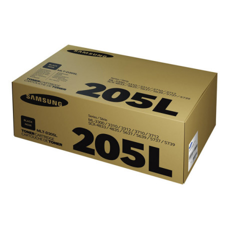 Samsung MLT-D205L - Alta resa - nero - originale - cartuccia toner (SU963A) - per Samsung ML-3300, 3310, 3312, 3700, 3710, 3712