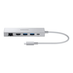 Samsung Multiport Adapter EE-P5400 - Docking station - USB-C - GigE - per Galaxy Book Pro, Book Pro 360