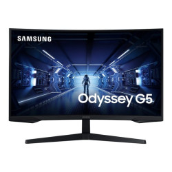 Samsung Odyssey G5 C27G55TQWU - G55T Series - monitor a LED - curvato - 27" - 2560 x 1440 WQHD @ 144 Hz - VA - 250 cd/m² - 2500