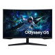 Samsung Odyssey G5 S27CG552EU - G55C Series - monitor a LED - gaming - curvato - 27" - 2560 x 1440 QHD @ 165 Hz - VA - 300 cd/m