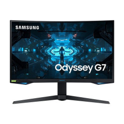 Samsung Odyssey G7 C27G75TQSP - G75T Series - Monitor QLED - gaming - curvato - 27" (26.9" visualizzabile) - 2560 x 1440 WQHD @