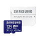 Samsung PRO Plus MB-MD128SA - Scheda di memoria flash (adattatore da microSDXC a SD in dotazione) - 128 GB - A2 / Video Class V