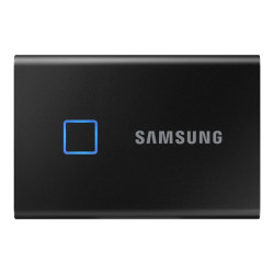 Samsung T7 Touch MU-PC1T0K - SSD - crittografato - 1 TB - esterno (portatile) - USB 3.2 Gen 2 (USB-C connettore) - 256 bit AES 