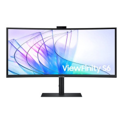 Samsung ViewFinity S6 S34C652VAU - S65VC Series - monitor a LED - curvato - 34" - 3440 x 1440 UWQHD @ 100 Hz - VA - 350 cd/m² -