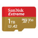 SanDisk Extreme - Scheda di memoria flash (adattatore da microSDXC a SD in dotazione) - 1 TB - A2 / Video Class V30 / UHS-I U3 