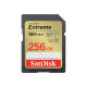 SanDisk Extreme - Scheda di memoria flash - 256 GB - Video Class V30 / UHS-I U3 / Class10 - UHS-I SDHC