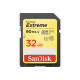 SanDisk Extreme - Scheda di memoria flash - 32 GB - Video Class V30 / UHS Class 3 / Class10 - UHS-I SDHC