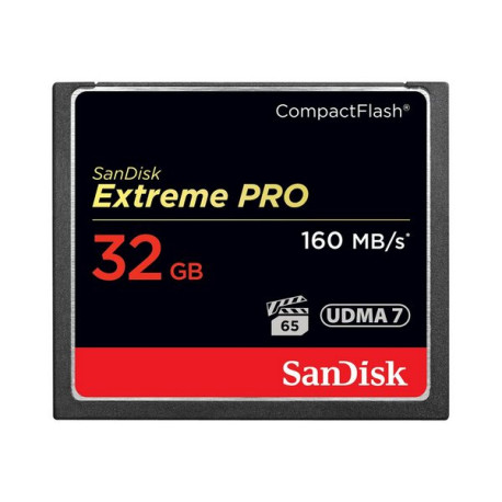 SanDisk Extreme Pro - Scheda di memoria flash - 32 GB - 1000x/1067x - CompactFlash